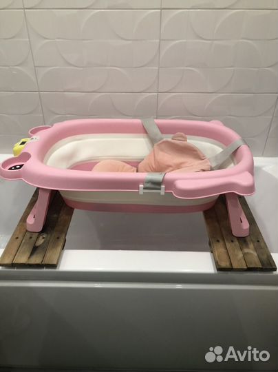 Ванна для купания складная с гамаком