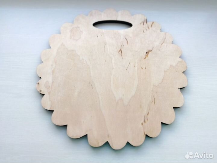 Деревянная кухонная доска - ромашка