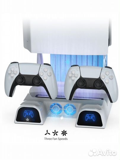 Стенд dobe для PS5 c функцией охлажд. (TP5-1511)