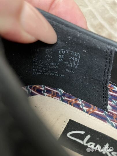 Ботильоны Clarks 38 размер