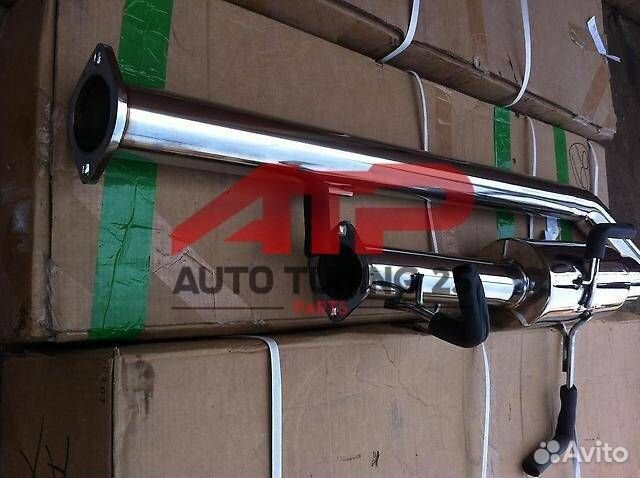 Выхлопная трасса - Nissan Silvia S14 76мм