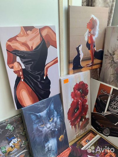 Картины новые разные остаток