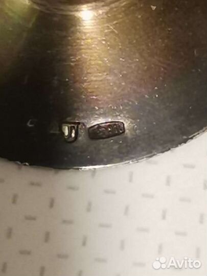 Рюмка стопка серебро