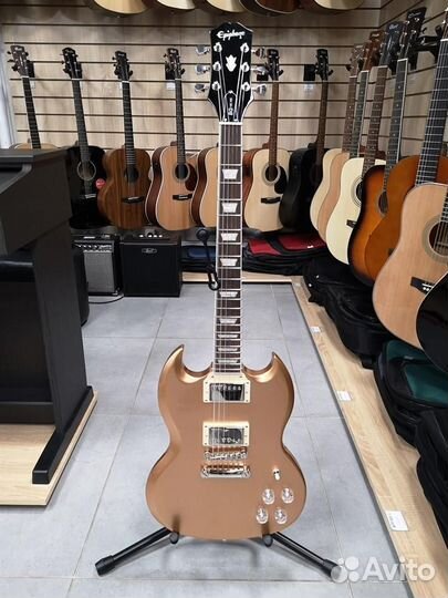 Электрогитара epiphone SG Muse Smoked Almond Metal