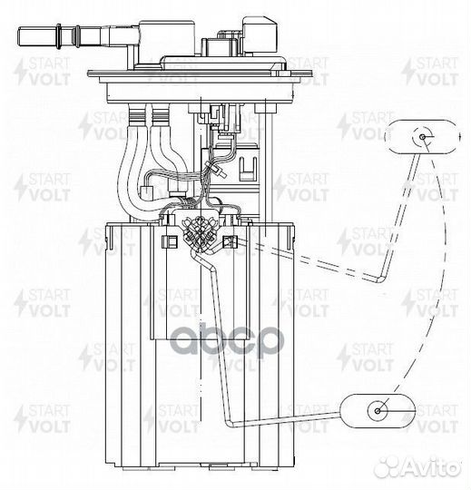 Модуль топл. насоса для а/м Lifan Solano (08