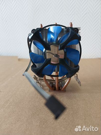 Кулер процеccорный, охлаждение 3 трубк am2,am3,am4