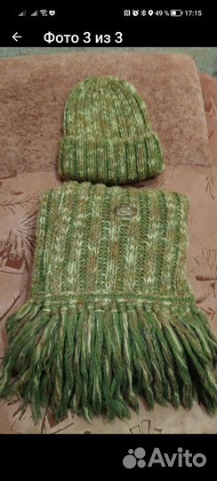 Женский шарф и шапка