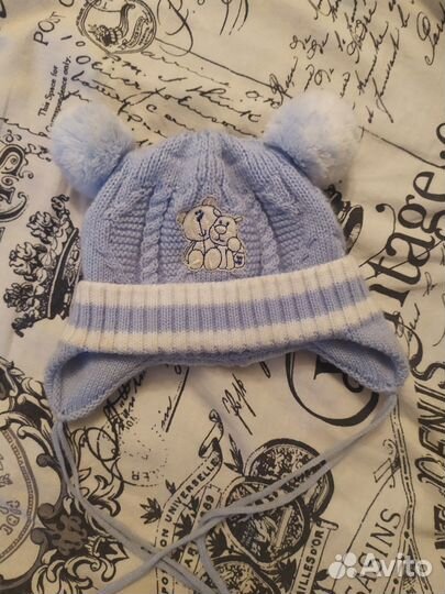 Детские шапочки для мальчика, осень/весна