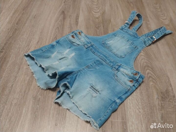Джинсовые шорты для девочки р164