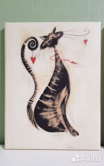 Картина. Коты. Кошки. Marilyn Robertson. Печать