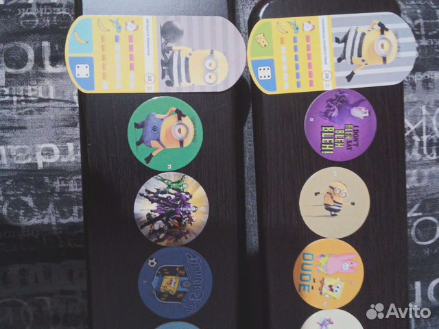 Фишки, карточки