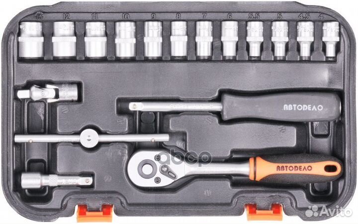 Набор головок торцевых 17пр. 1/4DR 399