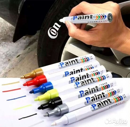 Маркер перманентный масляный