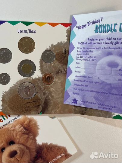 Канада подарочный набор первая монета ребенка