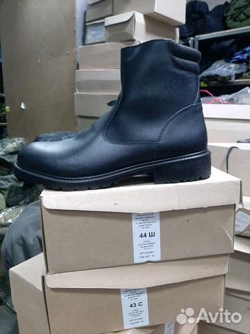 Полусапоги офицерские (меховые)