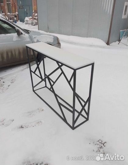 Консоль loft. Консольный столик