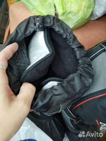 Сапоги комбинированные утеплённые