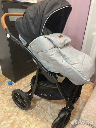 Коляска Riko Basic Bella Lux 3 в 1 детская коляска