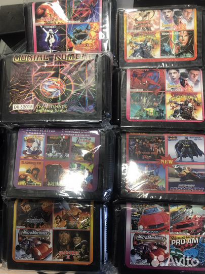 Приставка Sega 16 bit игры