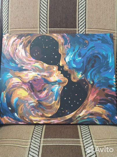 Картины по номерам раскрашенная