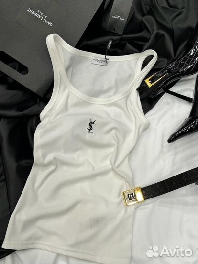 Майка топ saint laurent в наличии