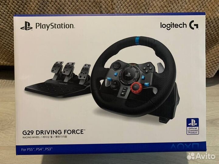 Logitech g29 руль с педалями