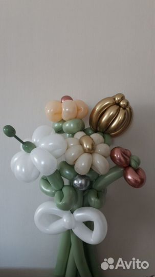 Букет из шаров шдм, хром цветы из шариков