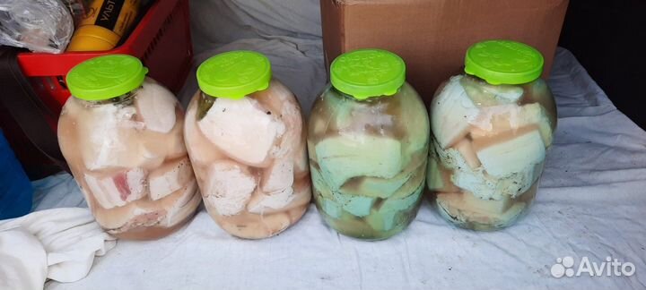 Сало соленое