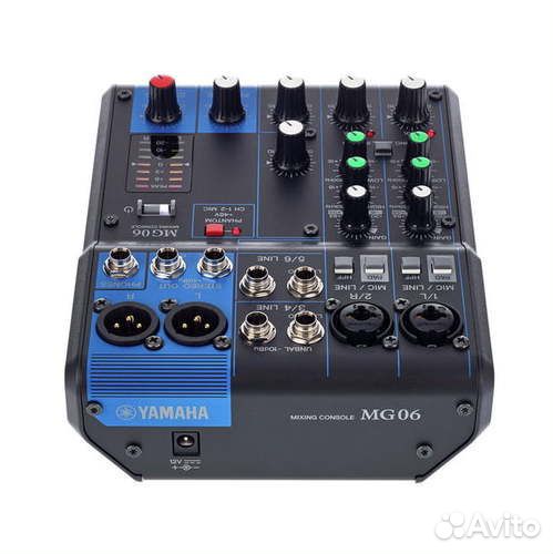 Микшерный пульт yamaha MG06 + Аксессуары