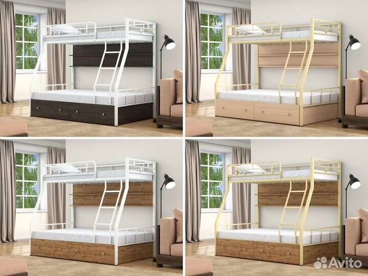Двухъярусная детская кровать