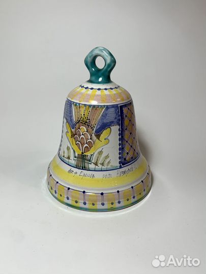 Большой колокольчик майолика