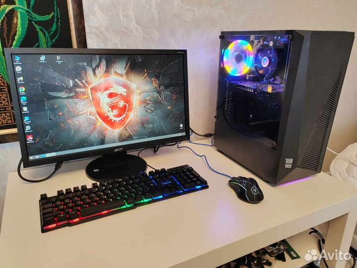 Игровой компьютер i5/1050ti/8gb/256ssd