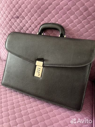 Мужской кожаный портфель Италия