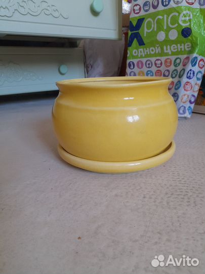 Цветочный горшок керамический