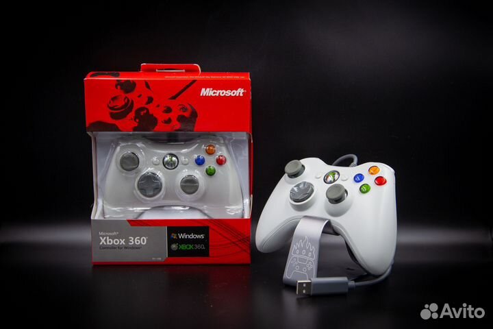 Джойстик Xbox 360 (проводной)