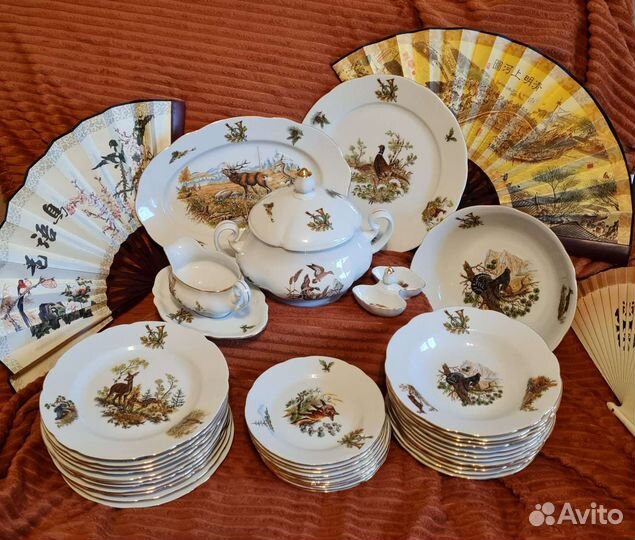 Столовый сервиз Leander 12 персон Чехия фарфор