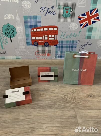 Пакеты Zara бумажные крафт новые