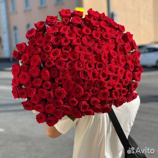 101роза Микс 70см с доставкой