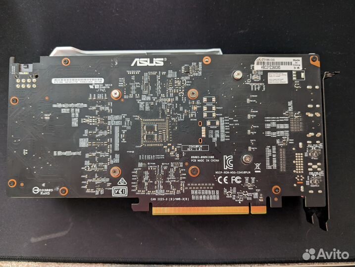 Видеокарта asus nvidia GeForce GTX 1060 dual-GTX10