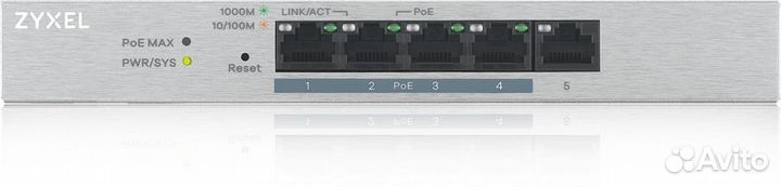 Коммутатор Zyxel GS1200-5HPV2-EU0101F