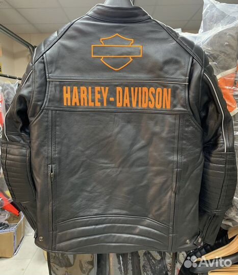 Harley Davidson мото куртка кожа