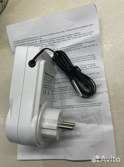 Датчик температуры, электронный в розетку