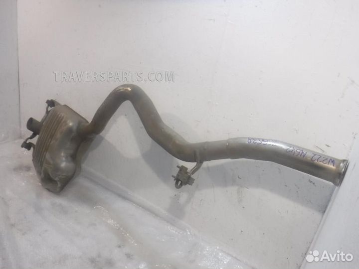 Задняя банка глушителя