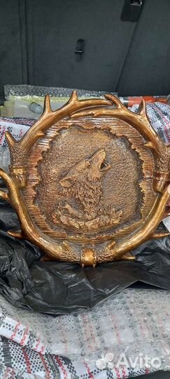 БарЕльеф-Панно Волк