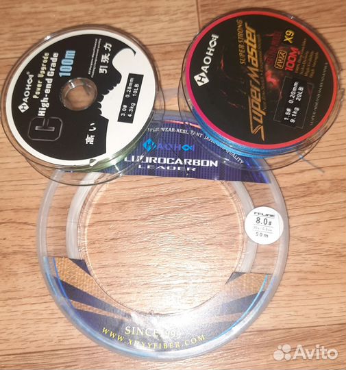 Приманка и леска для рыбалки