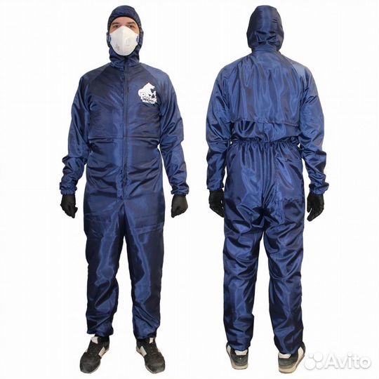 Комбинезон Русский Мастер многоразовый синий, L