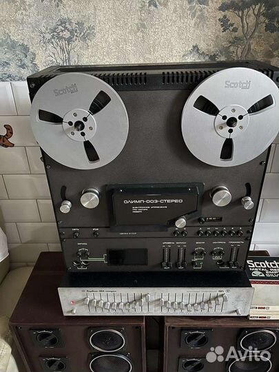 Катушечный магнитофон олимп
