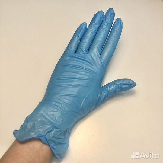 Перчатки нитриловые