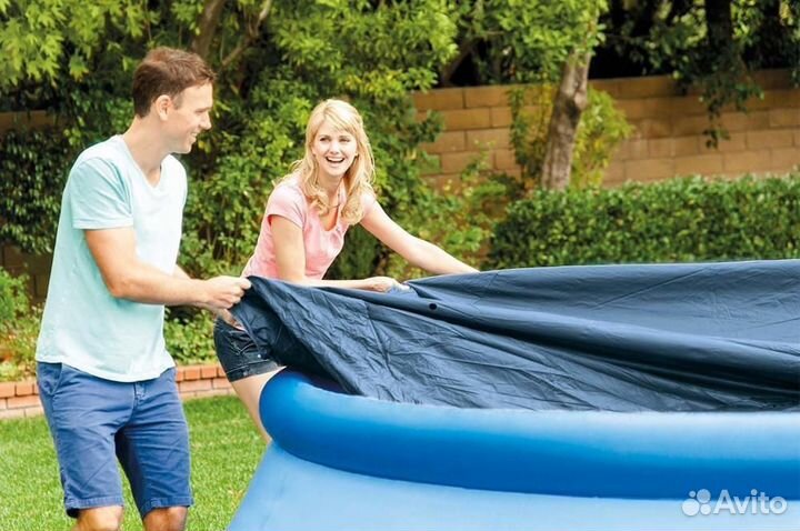 Тент на бассейн Easy Set, d305 см, 28021 intex