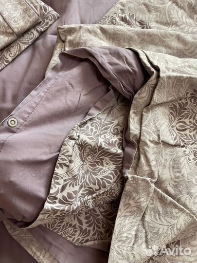 Постельное белье евро б/у